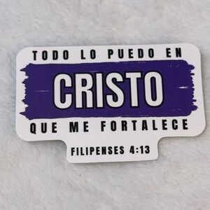 $2 for $5 / $4 Each ~~ Religious Sticker / Calcomanía Religiosa